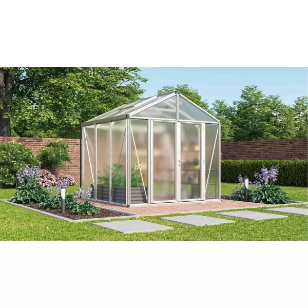 Skleník VITAVIA ZEUS COMFORT 6200 PC 10 mm stříbrný LG3704